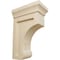 Ekena Millwork 2 1/2"W x 4"D x 6"H Small Gomez Wood Bracket, Rubberwood BKTW02X04X06GORW - alternate 1